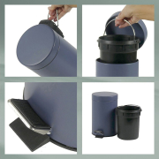 Monaco prullenbak Blue Mauve